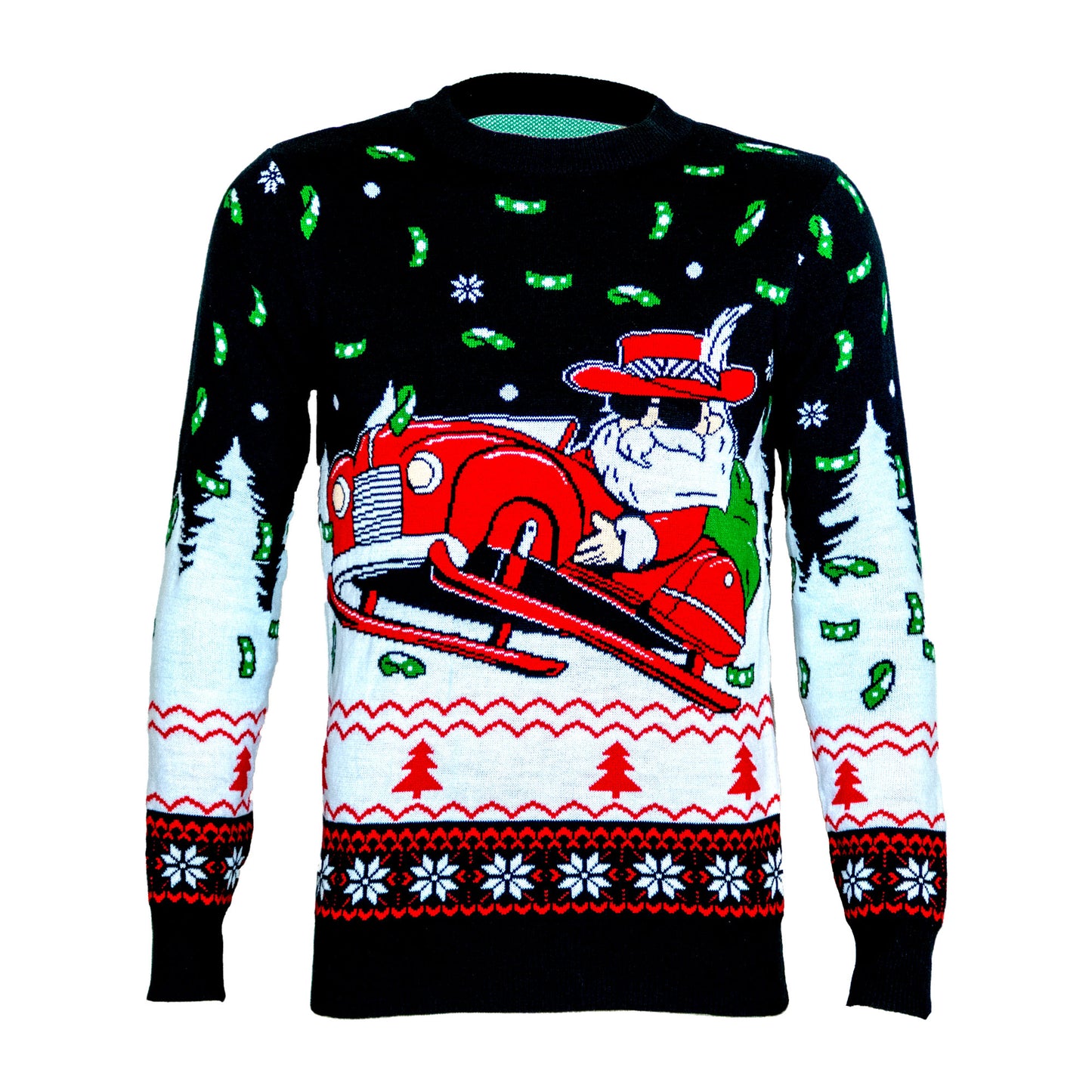 Pimp Kerstman In Arreslee Foute Kersttrui