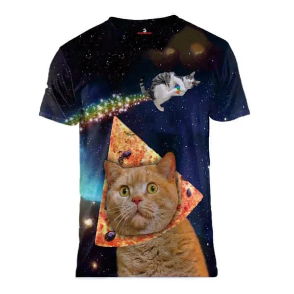Pizzapunt Kat In Space Festival Shirt