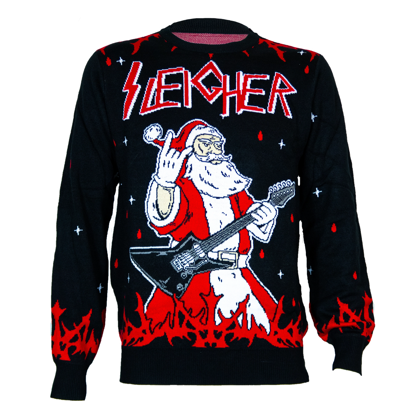 Sleigher Kersttrui Voor Metal Lovers