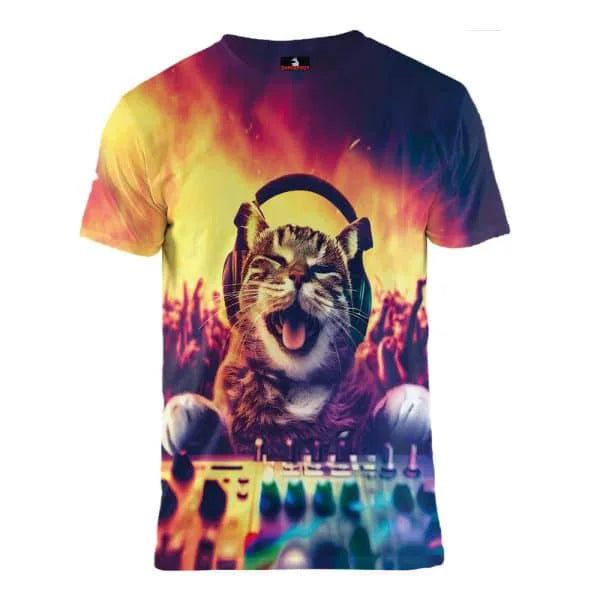 Happy DJ Kitty Festival-shirt