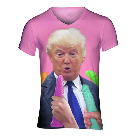Trump Lult Maar Wat Roze Feest Shirt