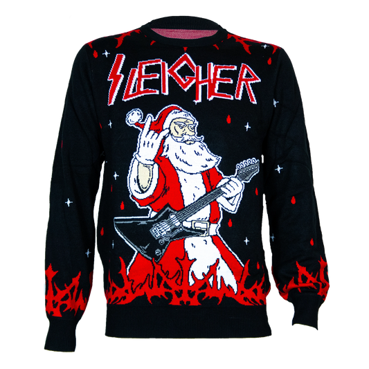 Sleigher Kersttrui Voor Metal Lovers